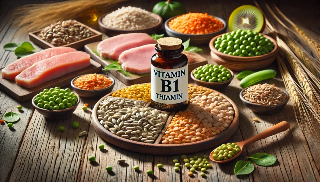 La vitamina B1 o Tiamina