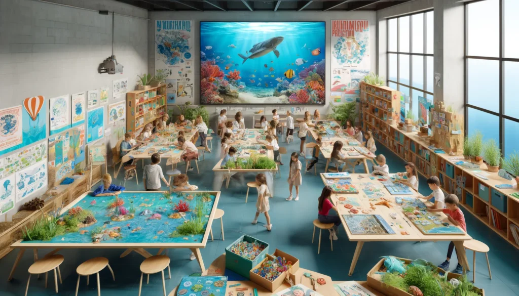 Educación ambiental marina: Sembrando conocimiento para proteger los océanos