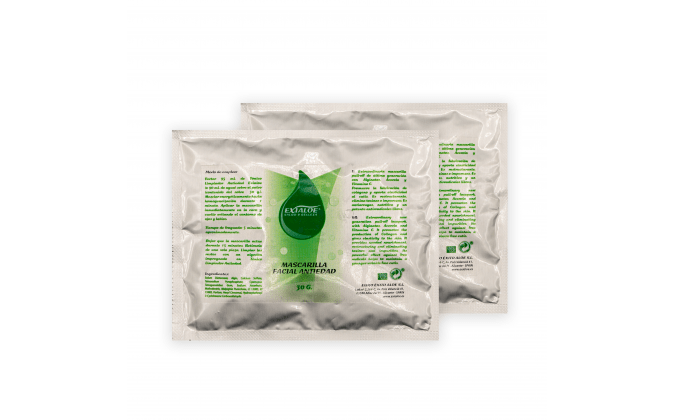Mascarilla facial antiedad