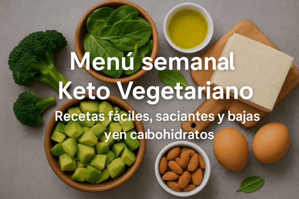 Menú semanal Keto Vegetariano