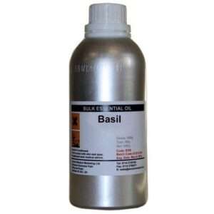 Aceite Esencial de Albahaca – 500 ml (envase metálico)