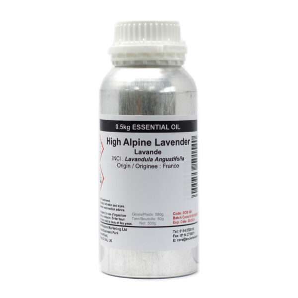 Aceite Esencial de Lavanda de Altas Montañas – 500 ml (envase metálico)