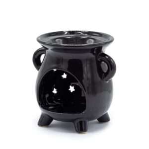 Quemador de Aceite – Luna y Estrellas – Negro