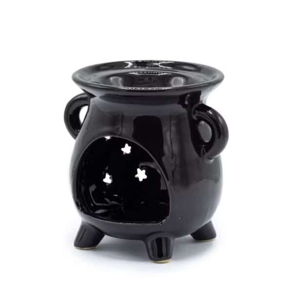 Quemador de Aceite – Luna y Estrellas – Negro