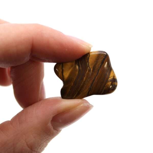 Pequeñas piedras africanas - Ojo de tigre - Dorado - Imagen 2
