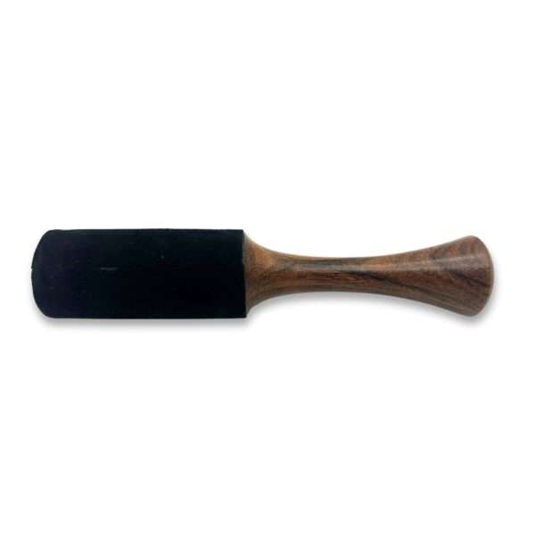 Palo de Madera - 18x3 cm - Mango Tubular Mediano con Doble Aro - Imagen 2