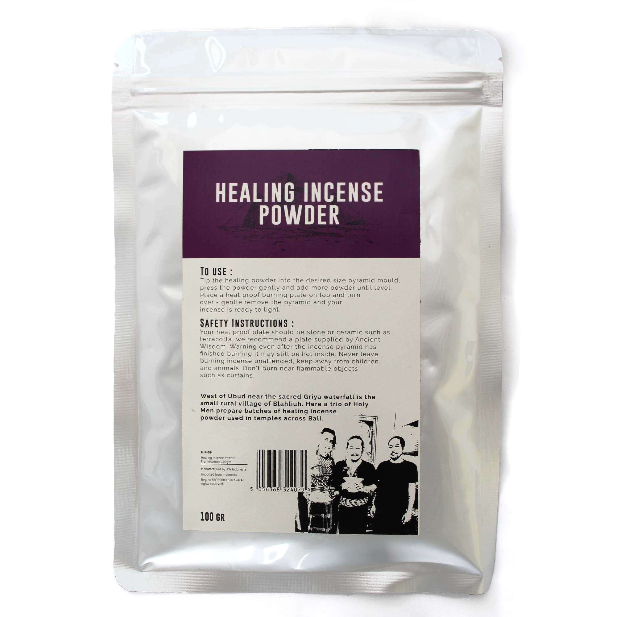 Healing Incense Powder - Frankincense 100gm - Imagen 3