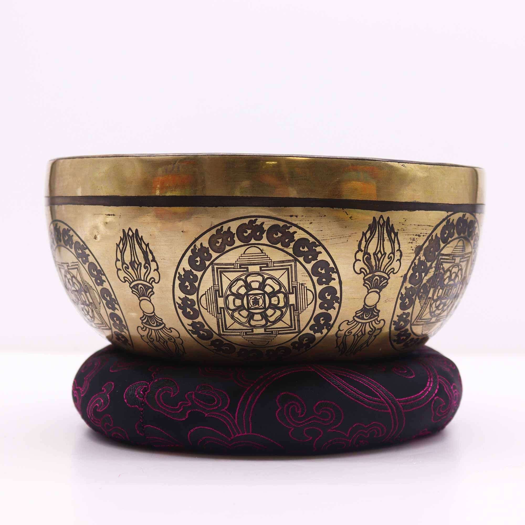 Cojín de aro de 18 cm (para cuenco tibetano de 20-24 cm) - Imagen 3