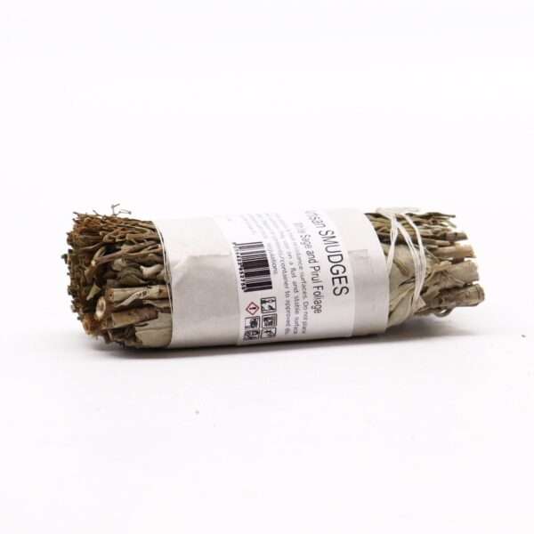Atado de Hierba - Salvia Blanca y Follaje de Pirul - Imagen 2