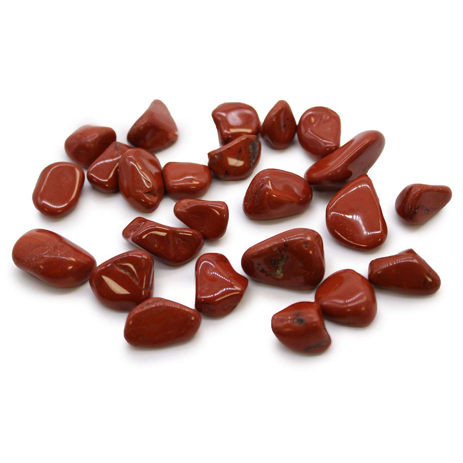 Pequeñas piedras africanas - Jaspe - Rojo - Imagen 2