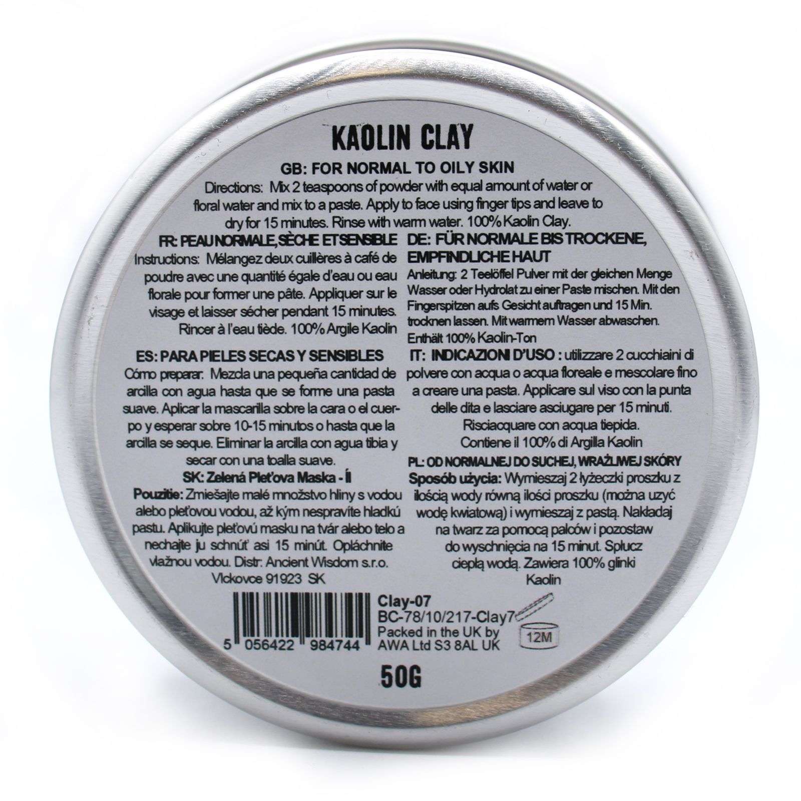 Arcilla de Caolín 50g - Imagen 3