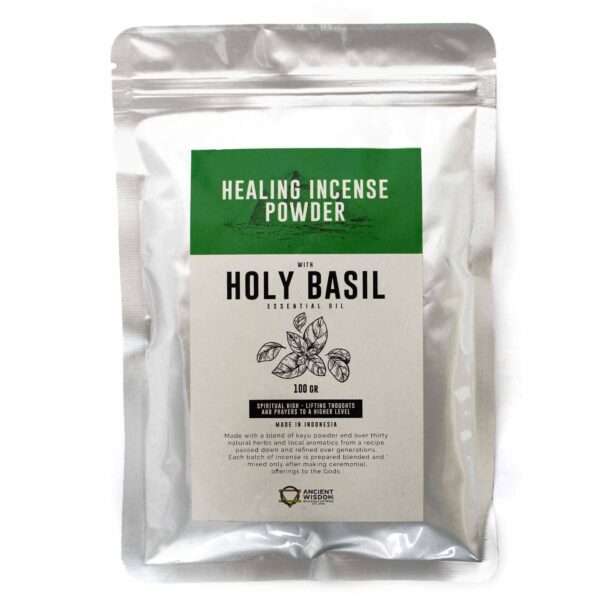 Healing Incense Powder - Holy Basil 100gm - Imagen 3