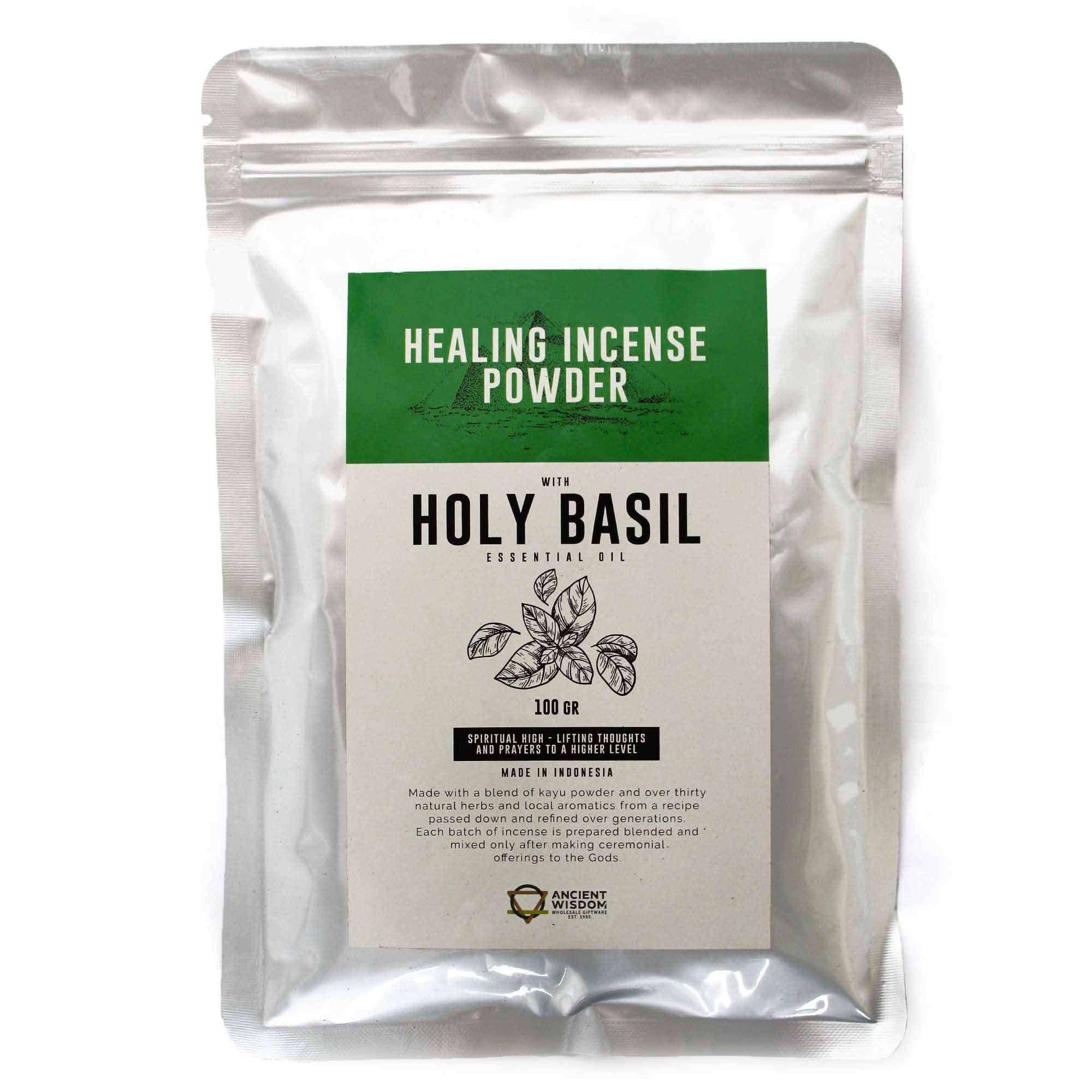 Healing Incense Powder - Holy Basil 100gm - Imagen 3