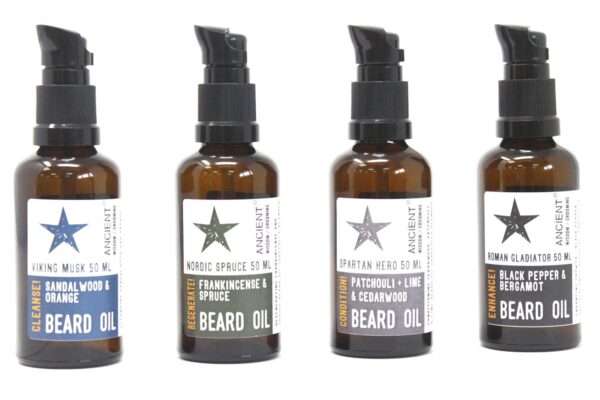 50ml Aceite para la barba - Gladiador Romano - Mejora! - Imagen 3