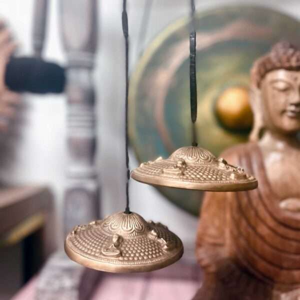 Tingsha tibetano - Dragón - aproximadamente 7,4 cm - Imagen 3