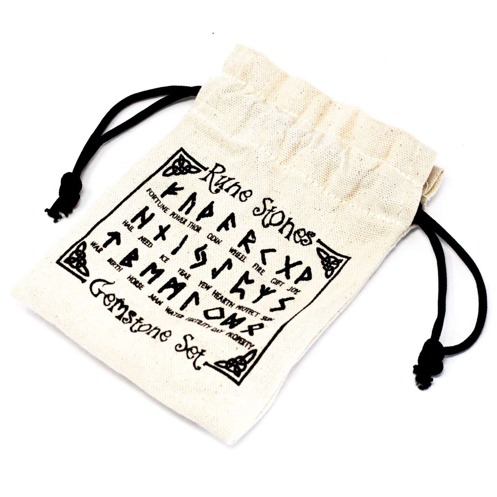juego de Runa de la India en bolsas - Árbol de ágata - Imagen 3