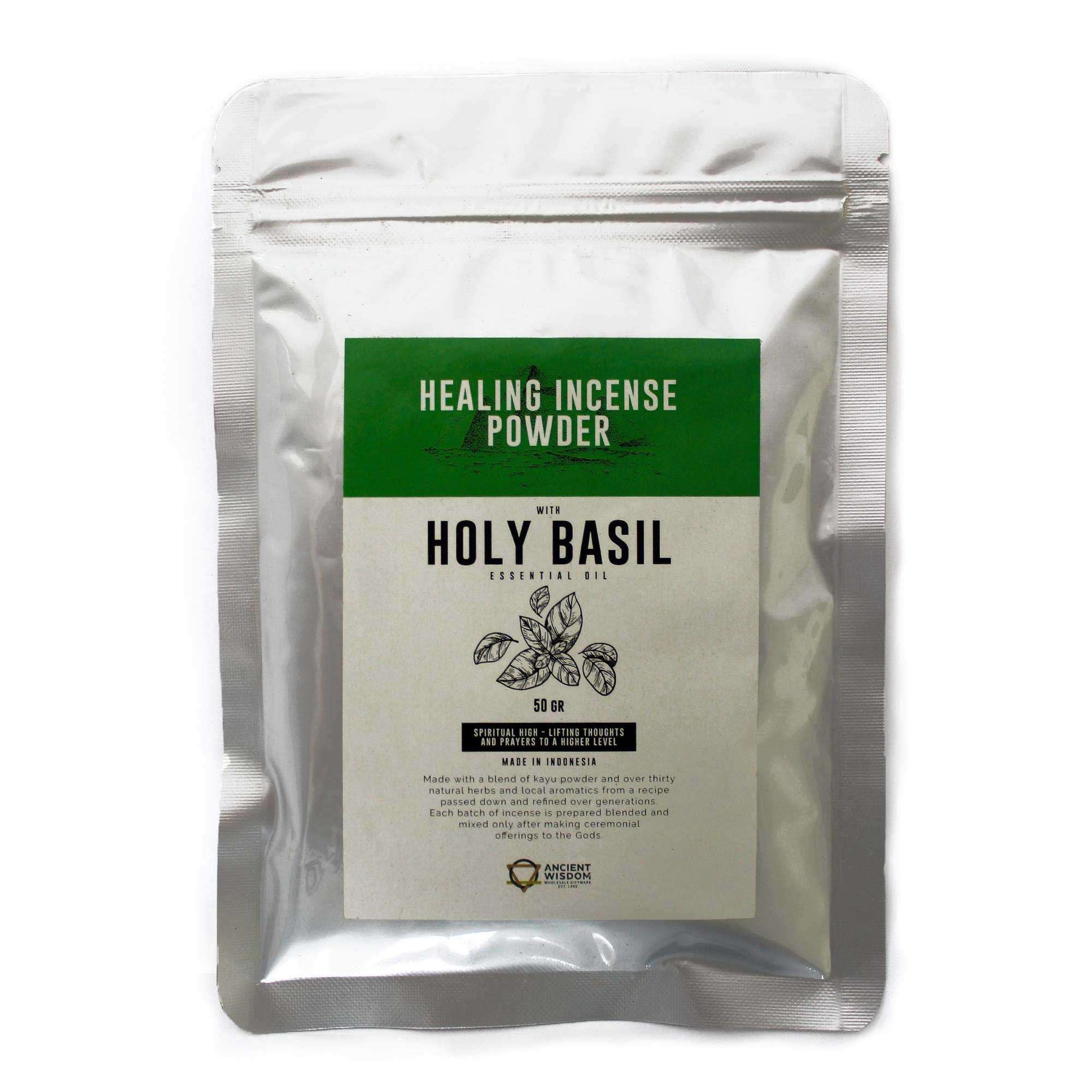 Healing Incense Powder - Holy Basil 50gm - Imagen 3