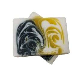 Jabon artesanal 1,2kg - Día y Noche - Amarillo y Negro - Imagen 2