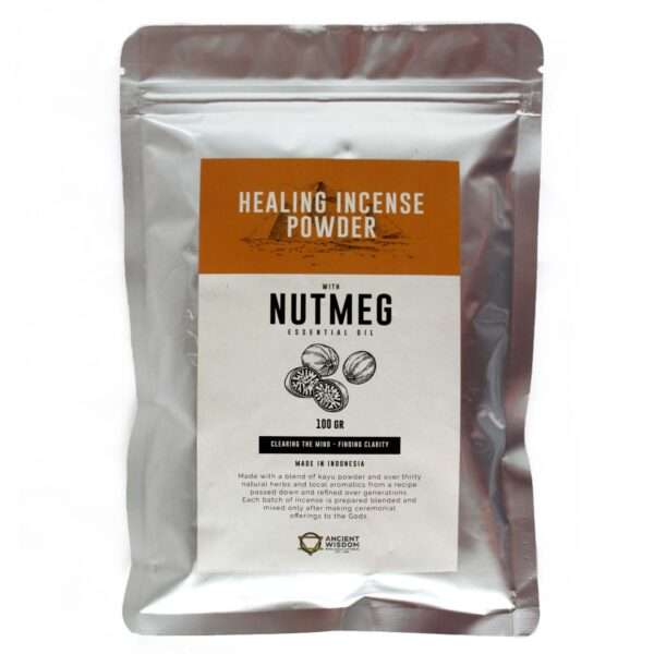 Healing Incense Powder - Nutmeg 100gm - Imagen 2