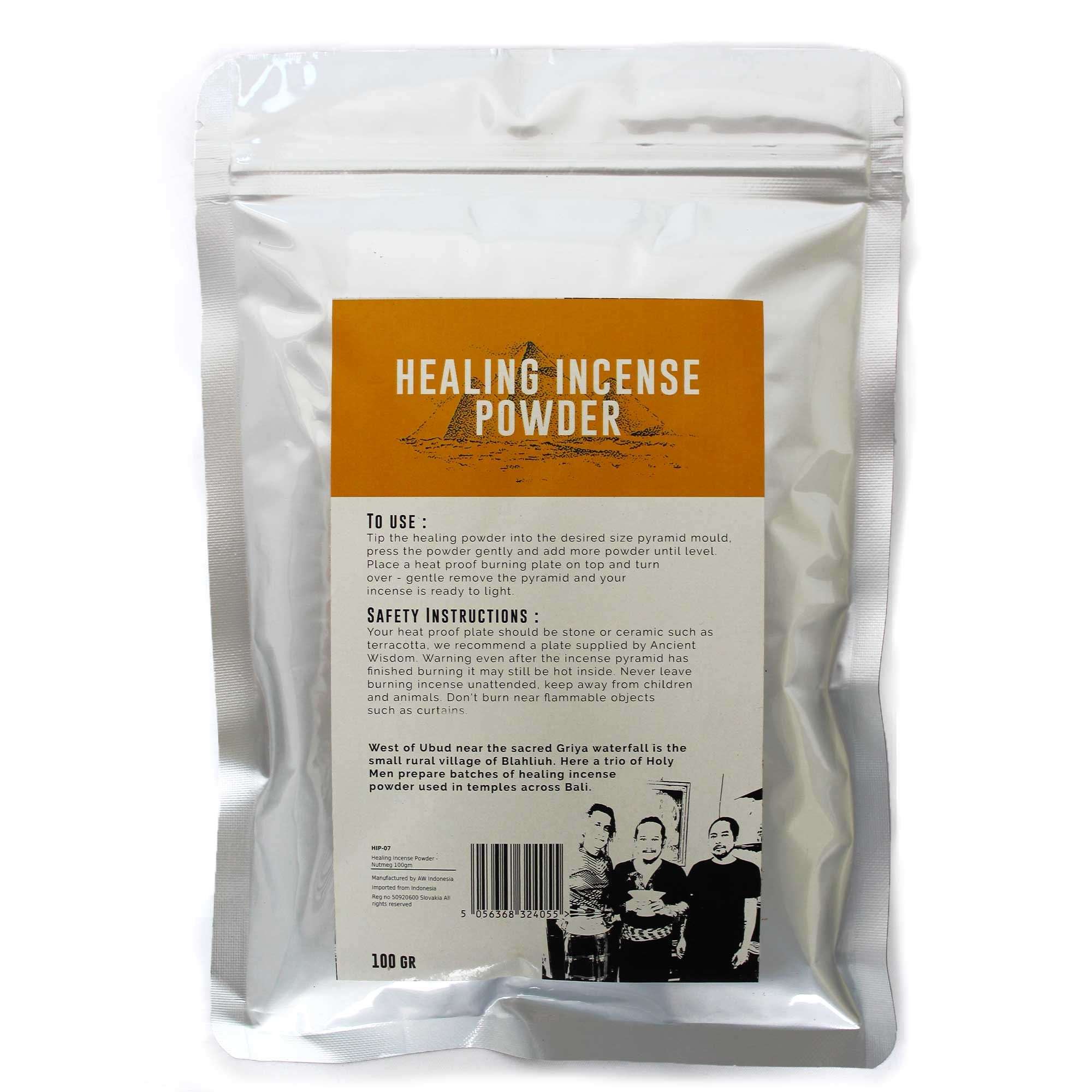 Healing Incense Powder - Nutmeg 100gm - Imagen 3