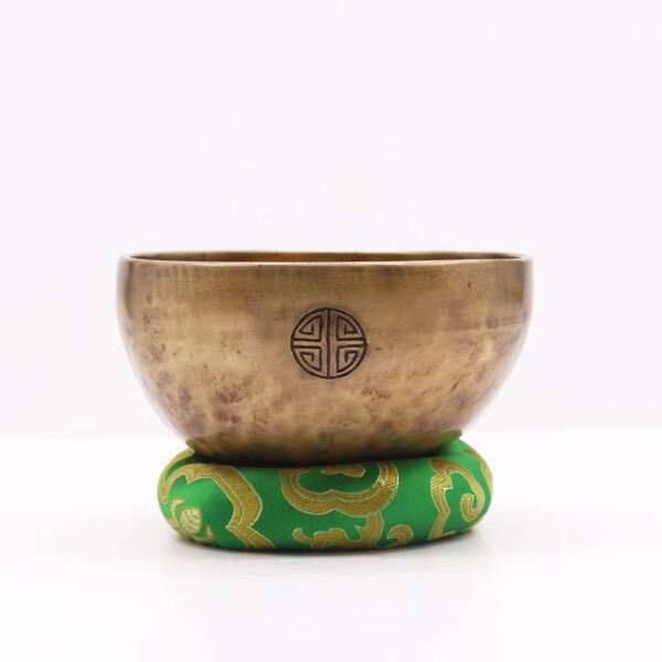 Cojín de aro de 10 cm (para cuenco tibetano de 12-14 cm) - Verde - Imagen 3