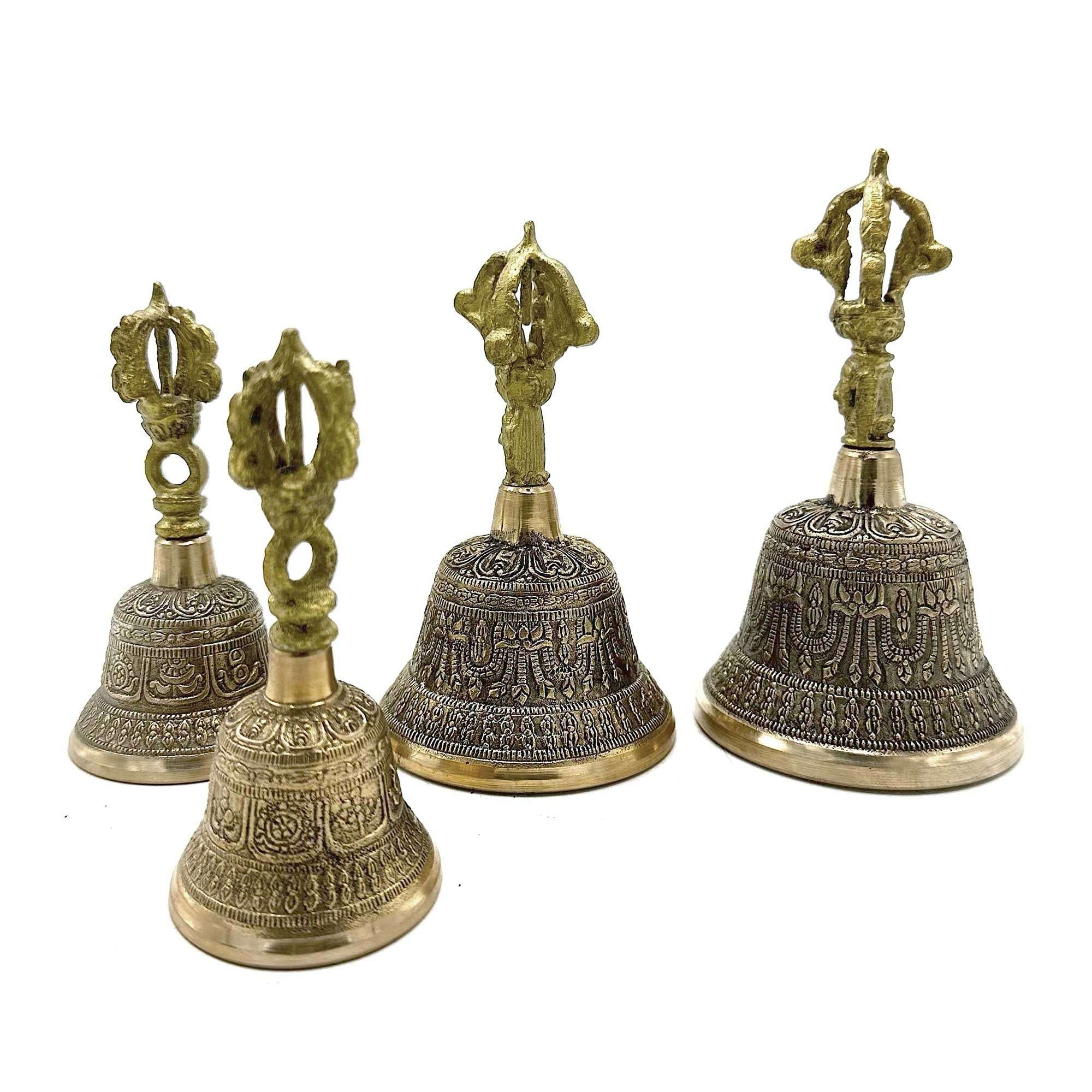 Campana Tingsha tibetana grande - 8x15cm - Imagen 2