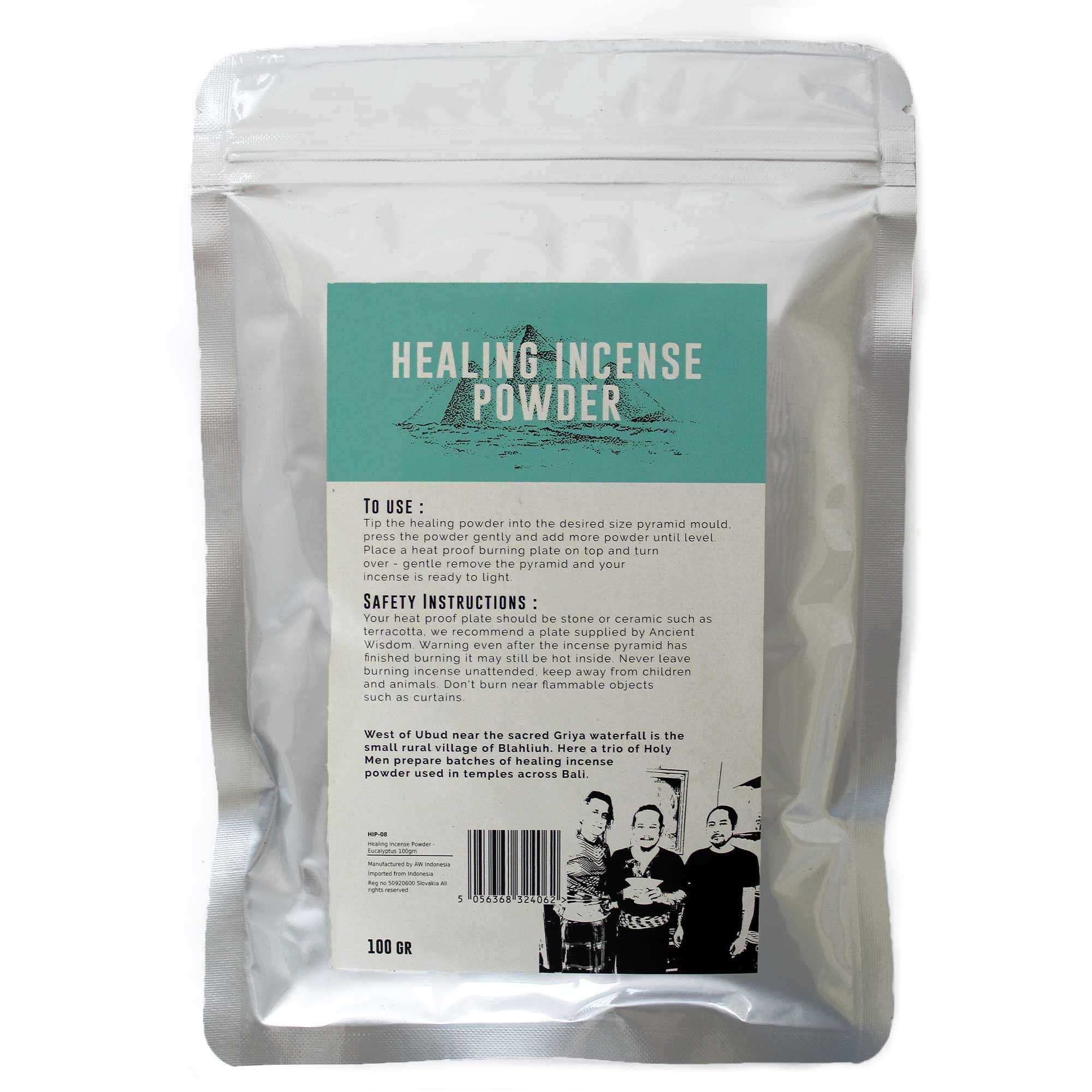 Healing Incense Powder - Eucalyptus 100gm - Imagen 3