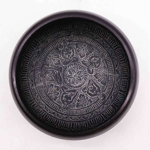 Cuenco tibetano de polvo de tierra - Om Five Buddha - 16cm - Imagen 3