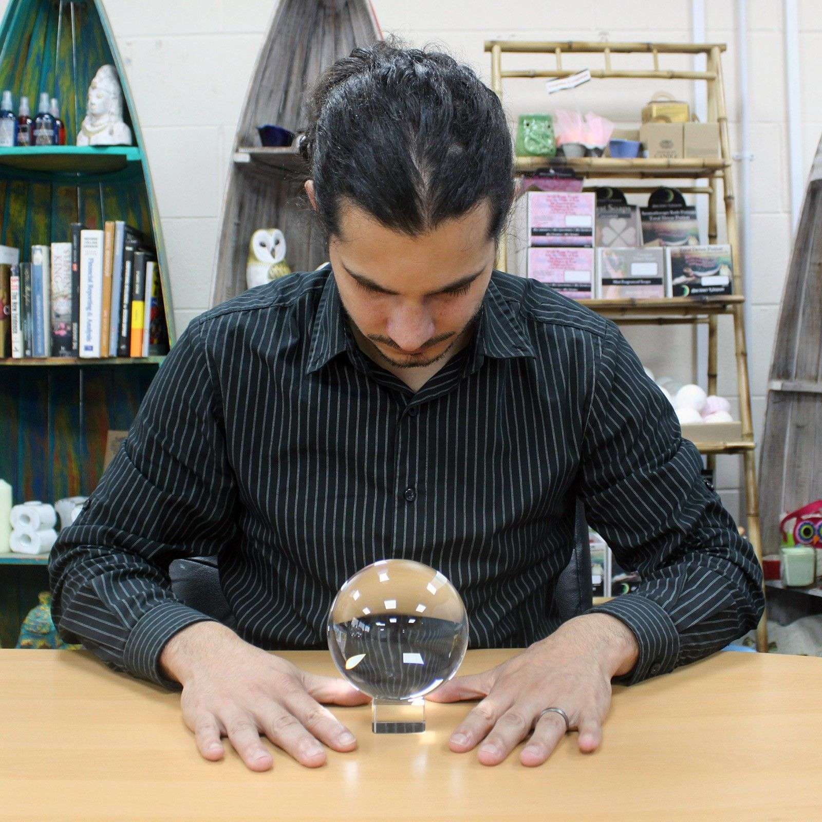 Bola de Cristal con Soporte 110mm - Imagen 2
