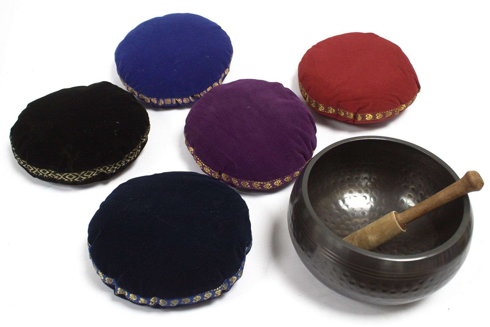 Cojín de terciopelo para Cuenco Tibetano - 16cm - Imagen 3