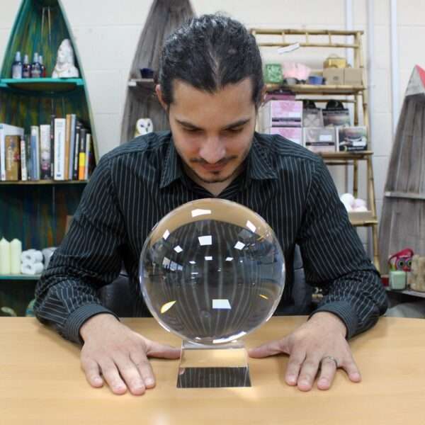 Bola de Cristal con Soporte 200mm - Imagen 2
