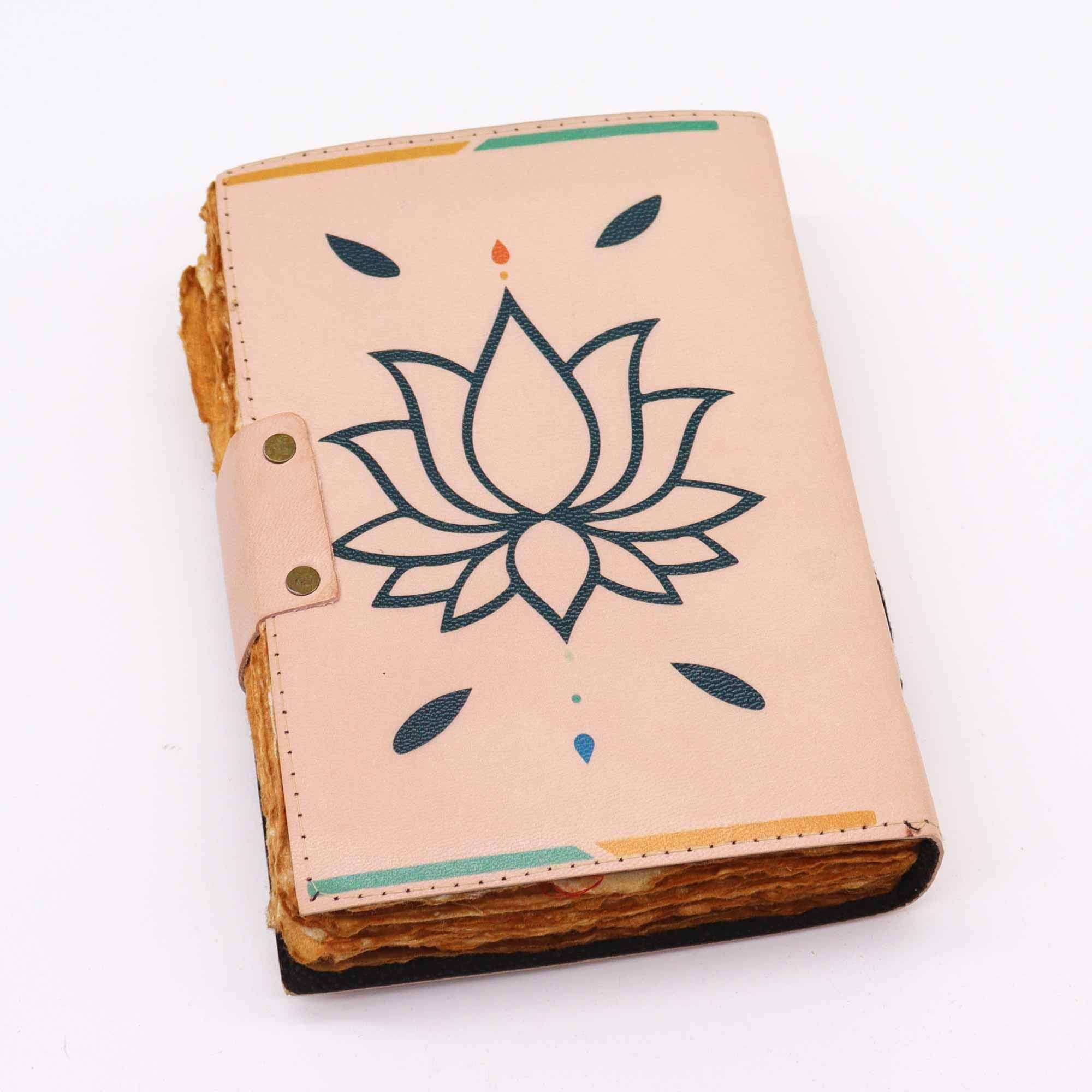 Cuaderno de Cuero - 7  Chakras - 12,5x17,5cm - Imagen 3