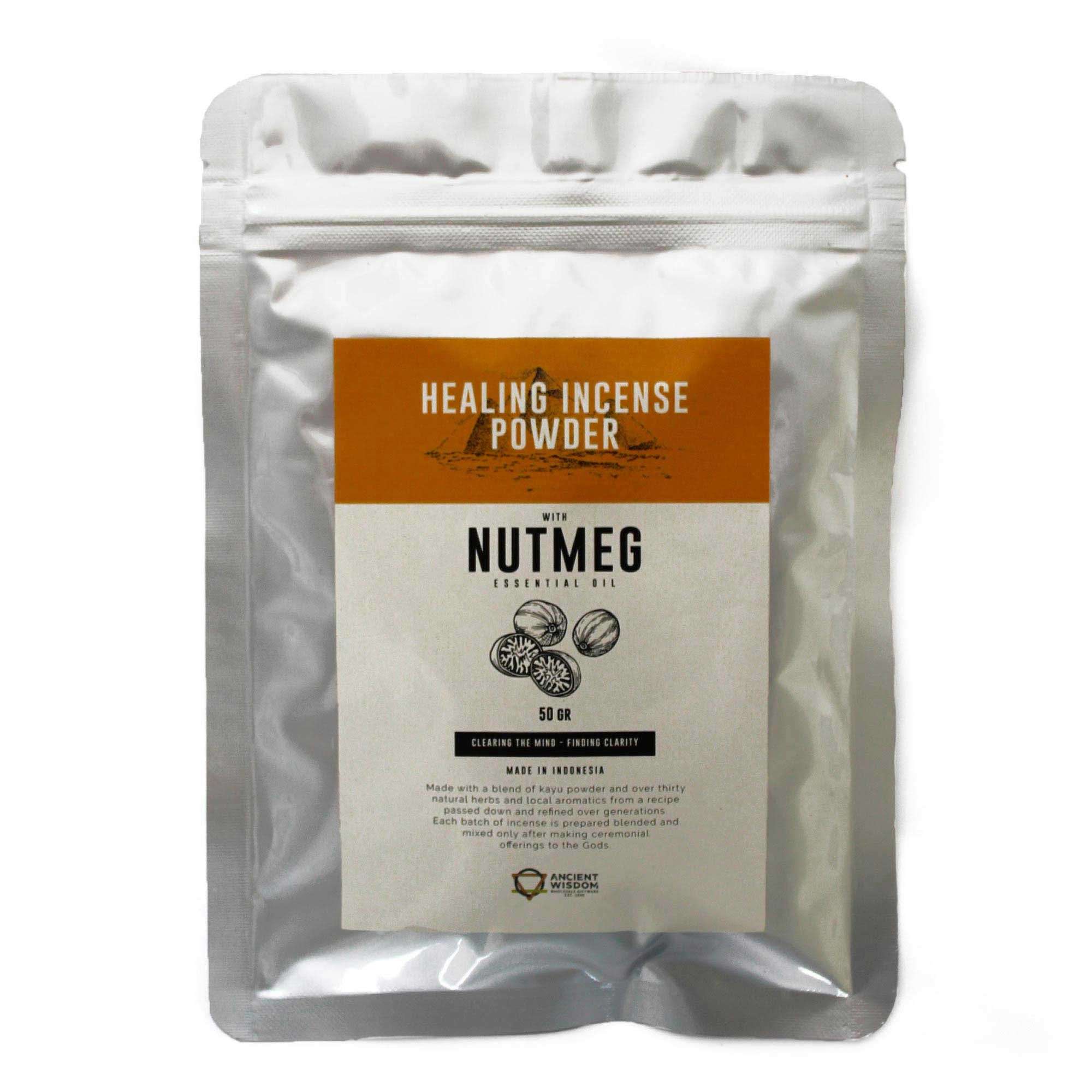 Healing Incense Powder - Nutmeg 50gm - Imagen 2