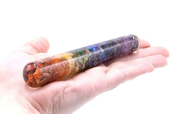 Orgonita de Chakra y Varita Curativa de Cobre - 140 x 30 mm - Imagen 2