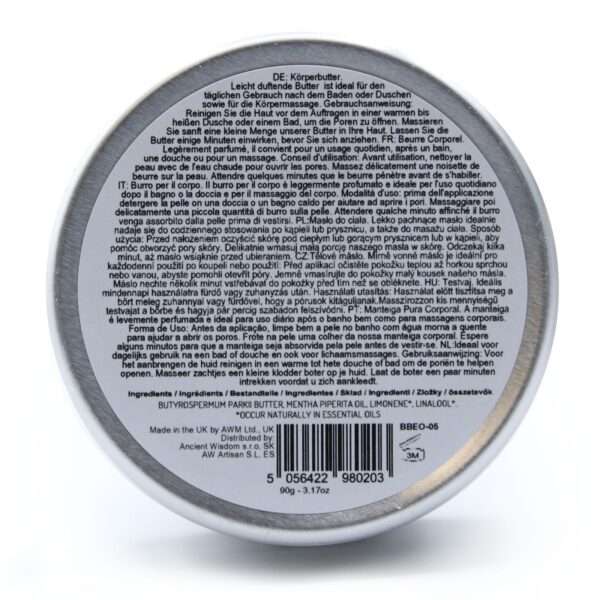 Manteca Corporal de Karité Aromaterapia 90g - Menta - Imagen 2