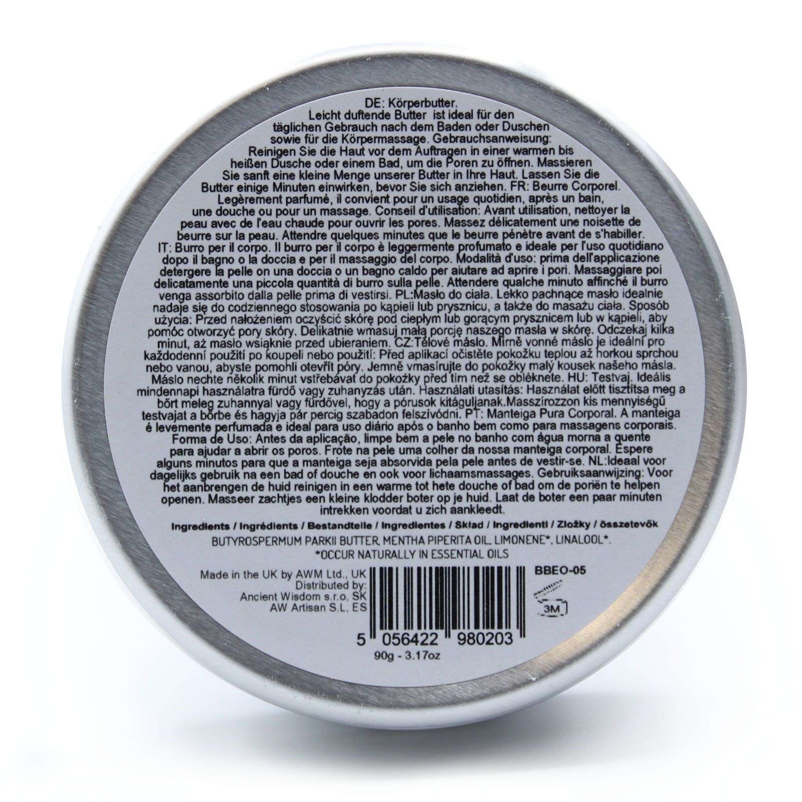 Manteca Corporal de Karité Aromaterapia 90g - Menta - Imagen 2