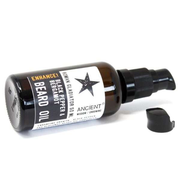 50ml Aceite para la barba - Gladiador Romano - Mejora! - Imagen 2