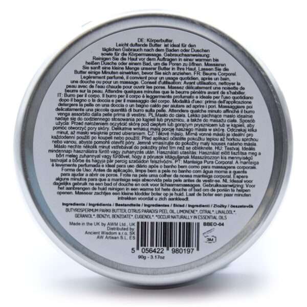 Manteca Corporal de Karité Aromaterapia 90g - Pomelo - Imagen 2