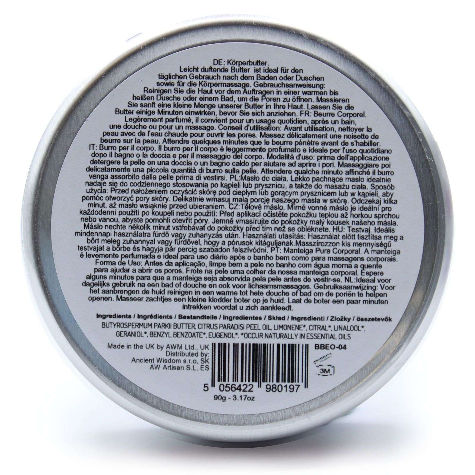 Manteca Corporal de Karité Aromaterapia 90g - Pomelo - Imagen 2
