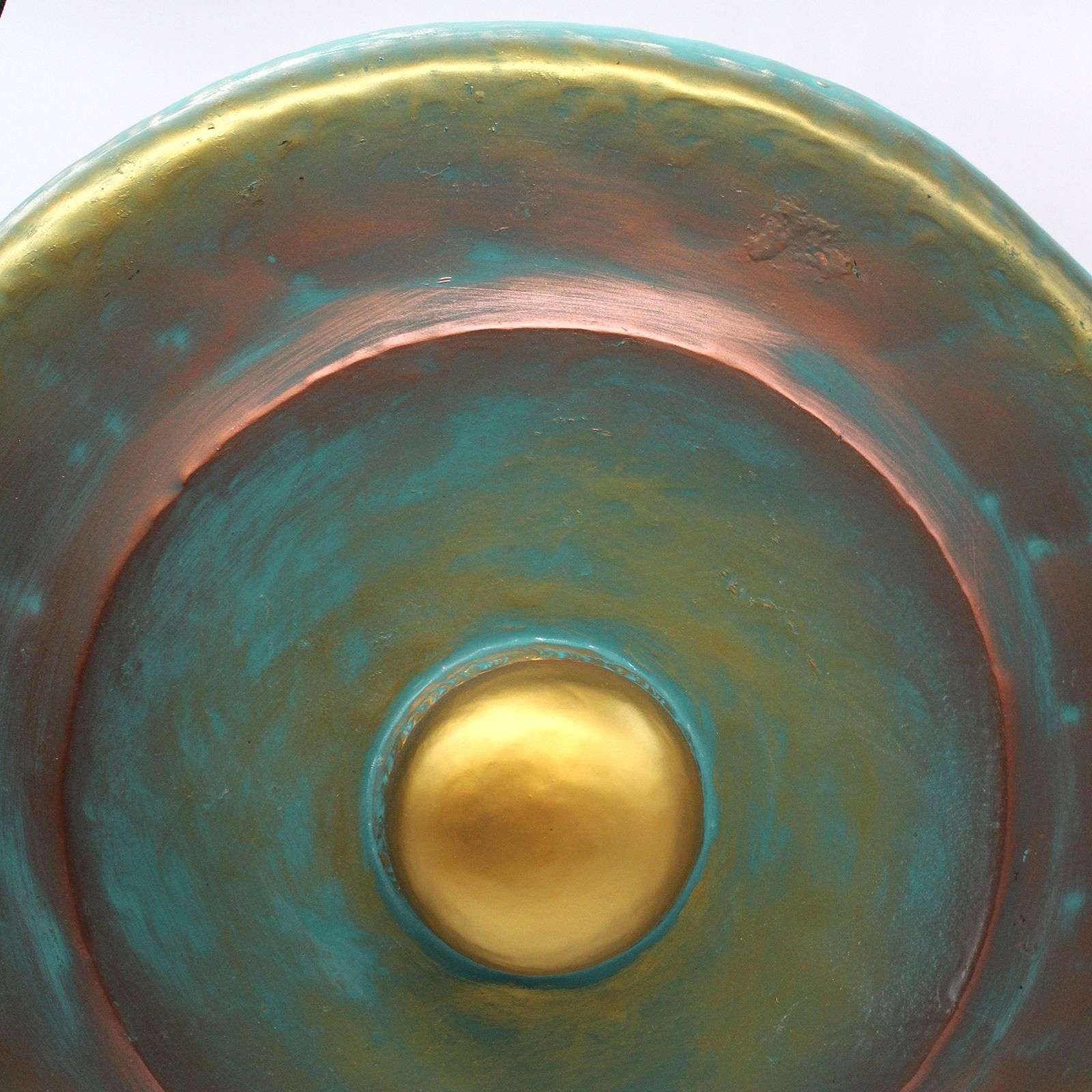 Gong de Meditación Mediano con Soporte - 50cm - Verde - Imagen 3