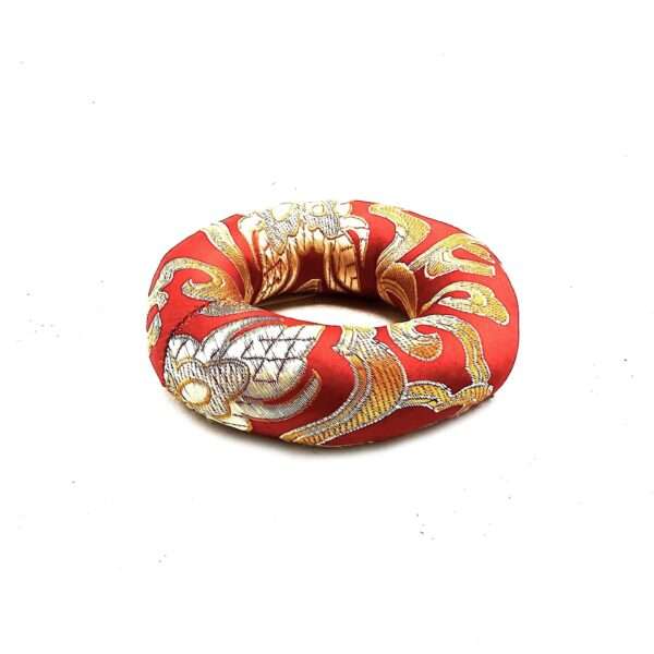 Cojín de aro de 8 cm (para cuenco tibetano de 10-12 cm) - Rojo