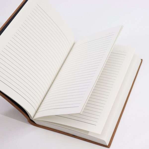 Cuaderno de Notas Marrón Oscuro - Rayadas - Imagen 2
