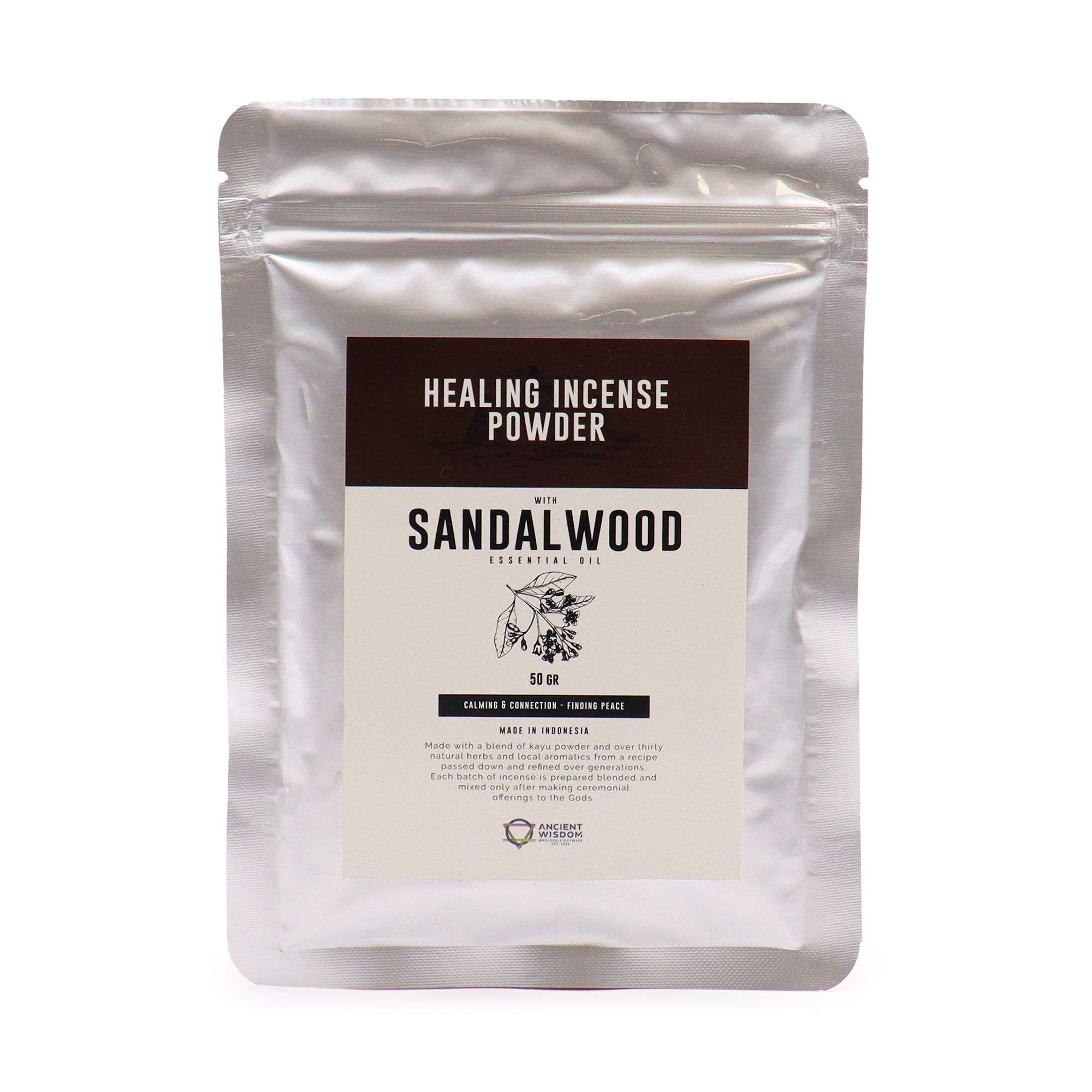 Healing Incense Powder - Sandalwood 50gm - Imagen 3