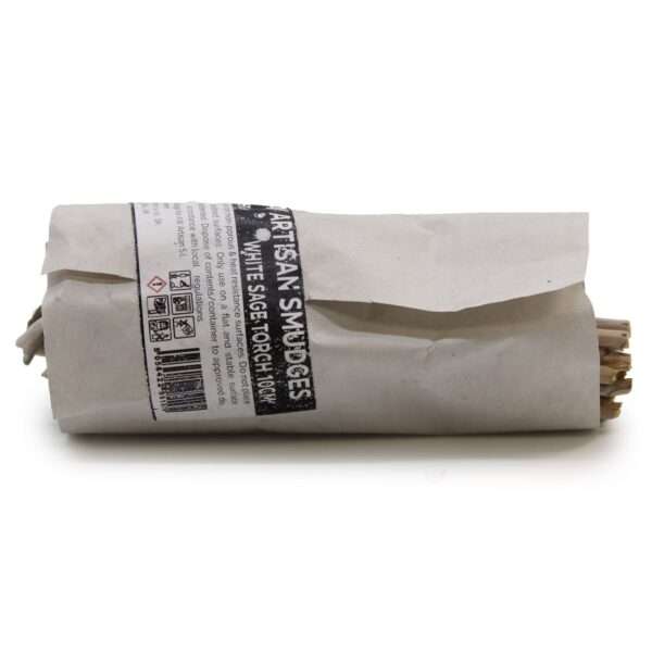 Atado de Hierba - Antorcha de Salvia Blanca 10cm - Imagen 2
