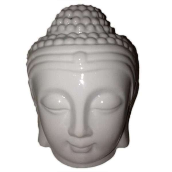 Quemador de Aceite Buda Clásico – Blanco