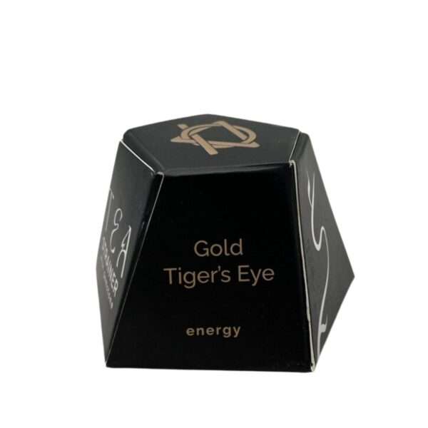 Colador de Té con Ojo de Tigre Dorado - Imagen 3