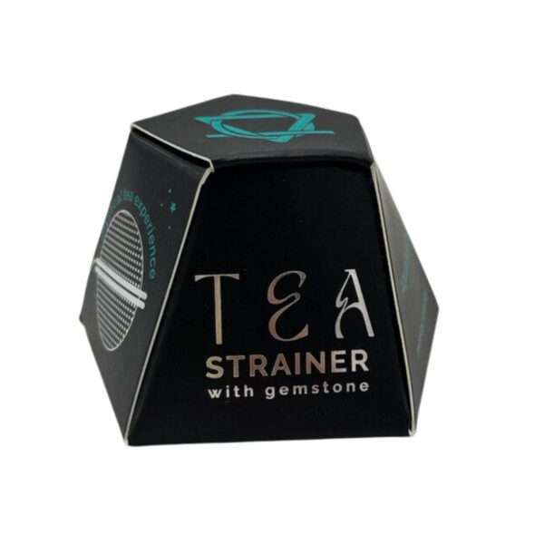 Colador de té con piedra de Aguamarina - Imagen 2