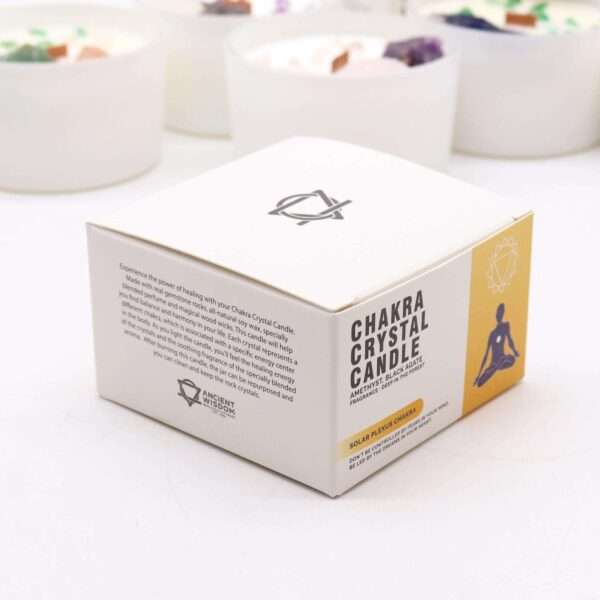 Velas de Cristal de Chakra  -Chakra del plexo solar - Imagen 3