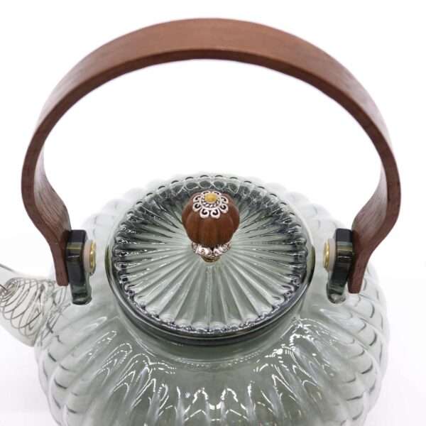 Tetera con Infusor de Vidrio – Carbón Nacarado – 950 ml - Imagen 2