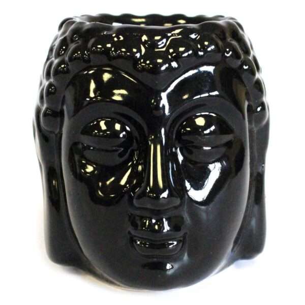 Quemador de Aceite Buda Clásico – Negro